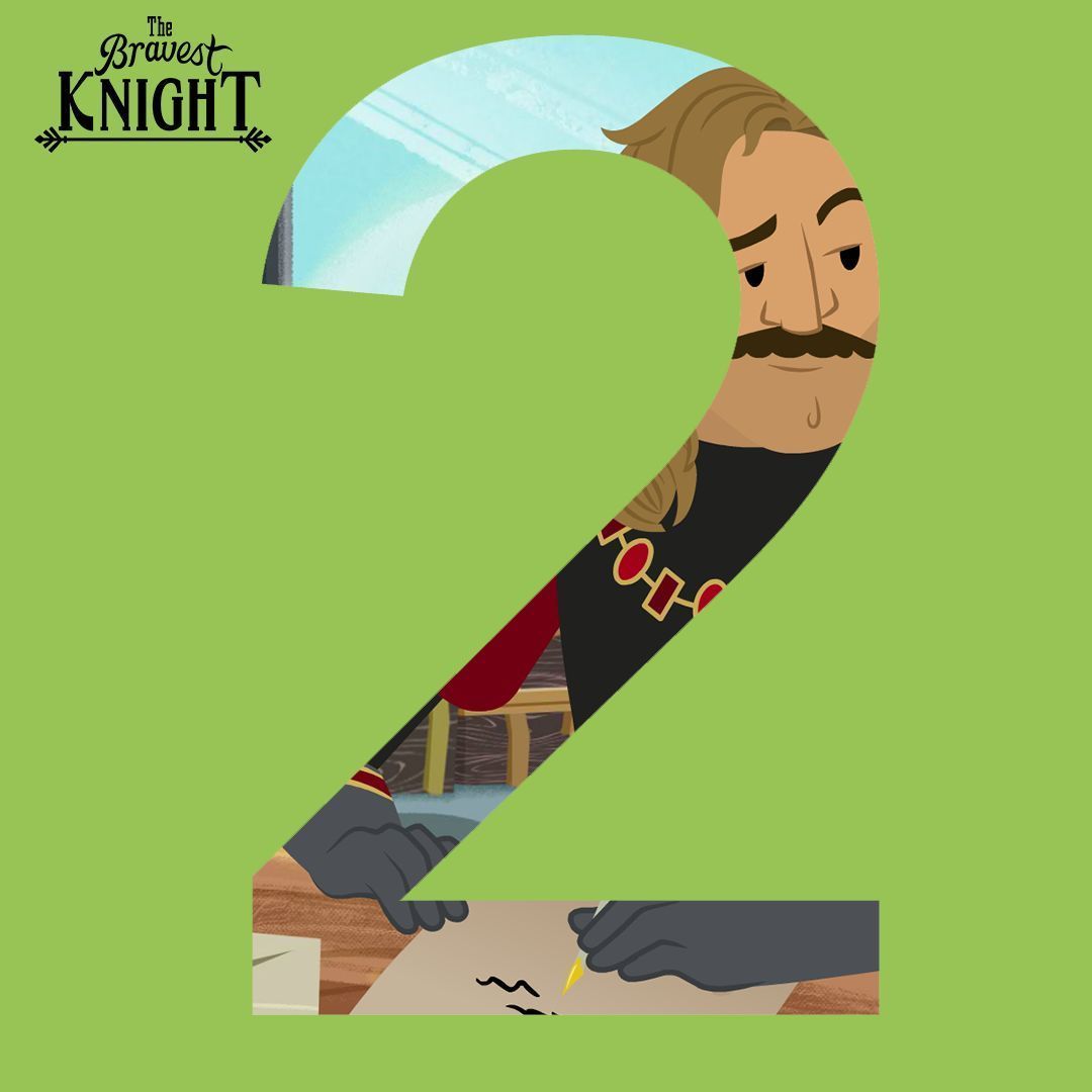 ✨ D-2 until The Bravest Knight season 2 premieres on #Hulu and #CBCGem! Get ready for more epic adventures as Cedric and his companions search for the elusive dragon. What kind of danger do YOU think our heroes will face? 〰️  Let’s find out together! #TheBravestKnight #Countdown