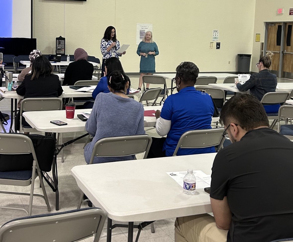 A great day for our ESE Private School Services team to provide session 4 of our PSS meaningful consultation series. The team focused on the specialized instruction of enhancing communication skills for students! Wonderful strategies, visuals, &amp; tips! #BrowardSPI <a href="/ESEbroward/">Broward ESE</a>