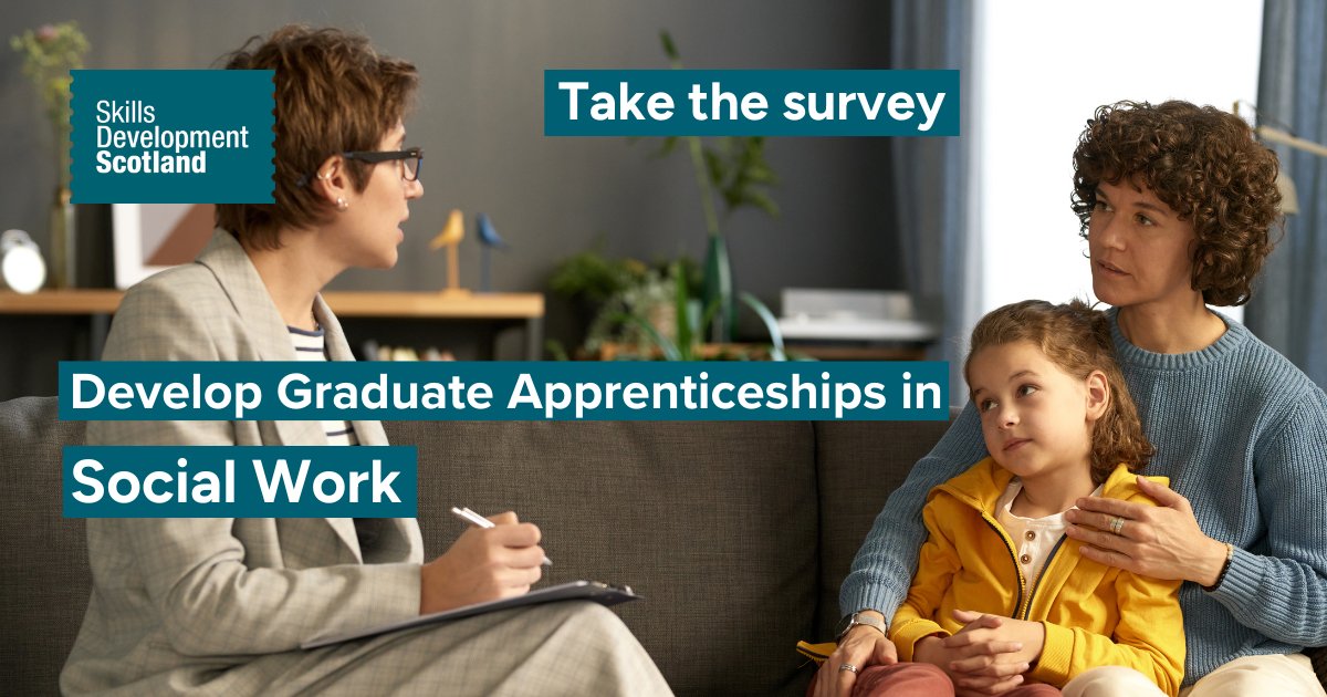 📢 Work in Social Work? Share your views to support the development of the Graduate Apprenticeship in Social Work.

Your views will shape the next generation of talent.

Complete the short survey by Friday, 20 December.

👉 Find out more and take part: sds.qualtrics.com/jfe/form/SV_0V…