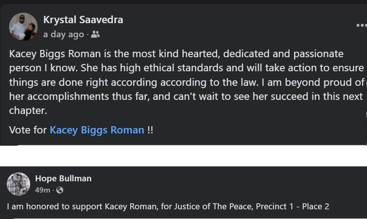 VoteRoman's tweet image. I am honored by the show of support.