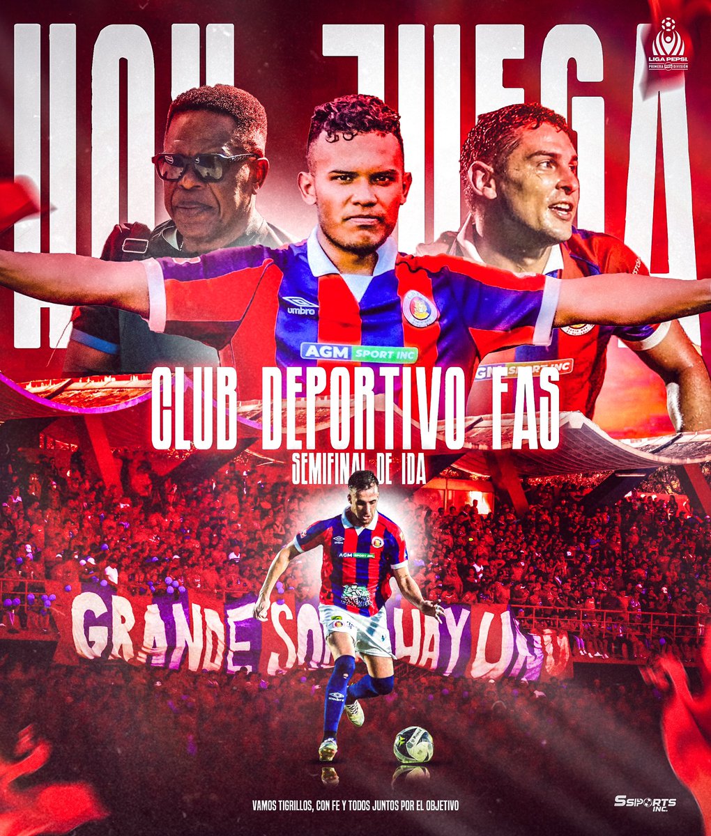 CDeportivoFAS's tweet photo. ¡HOY JUEGA CLUB DEPORTIVO FAS! 🐯

¡HOY BUSCAMOS HACER HISTORIA! 🔴🔵

¡HOY Y SIEMPRE, #TODOSJUNTOS! 💪😤 https://t.co/usYfzChXYV