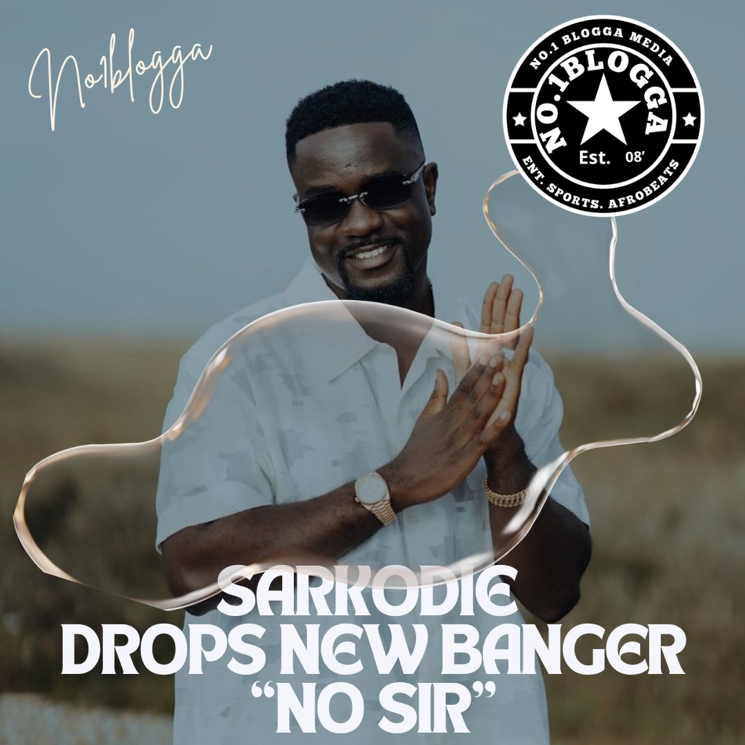 no1blogga's tweet photo. N⭕️.1 : Something’s are only for #Bigboys @sarkodie 

Africa’s fastest rapper @sarkodie 🇬🇭

Drops a 🚨 new banger #nosir
right before his annual concert #rapperholic 

take a listen 🎧 
Very catchy song
Swipe to enjoy the song 

#no1blogga📌 #newmusic #SarkodieNoSir https://t.co/r5jE6kiQZ4