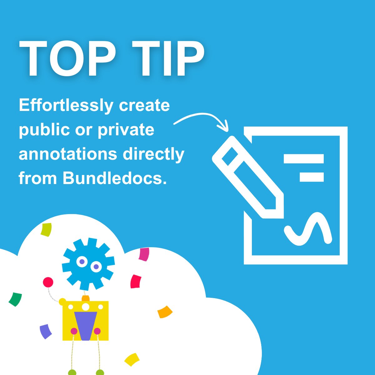 ✏️ #TipoftheDay - Did you know that Bundledocs allows users to easily create public or private annotations? Our agile solution ensures nothing is lost if any changes are made or new versions of your bundle created. Learn more at hubs.li/Q02-yMXF0 

 #LegalTech