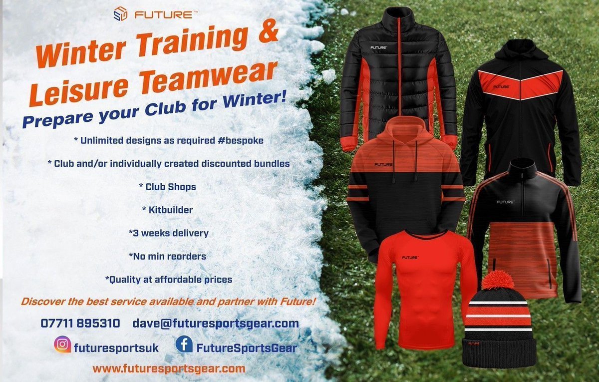FutureSportsUK's tweet photo. Winter Training and Leisure Wear! Get Future Sports Ready for the  Coming Months! 
#UniqueTeamwear #SportsInnovation #DesignYourOwn #CustomTeamwear #ClubUnity #TeamSpirit #QualityGear #SportsIdentity #FutureKitBuilder #StandOutStyle #AhhordanleQuality #FitnessFashion #FutureSports #SportsGear #GearUp #AffordableActivewear #ElevateYourClub #SportingGoods #FashionSports  Check out our KITBUILDER here - https://t.co/cyjBGgId3P