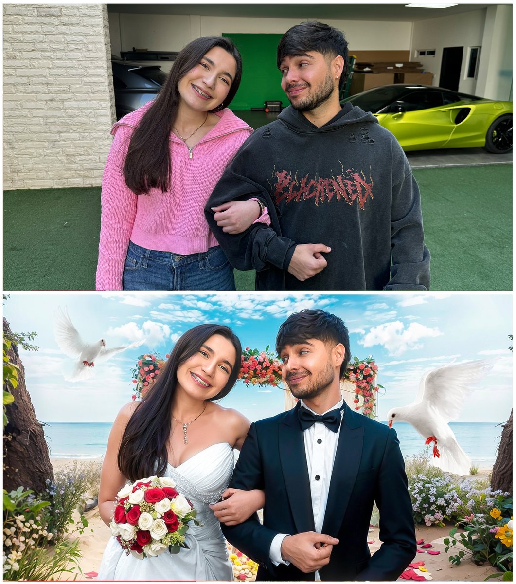 eatssmedia's tweet photo. My client got married!🕊️

Photo -> Thumbnail