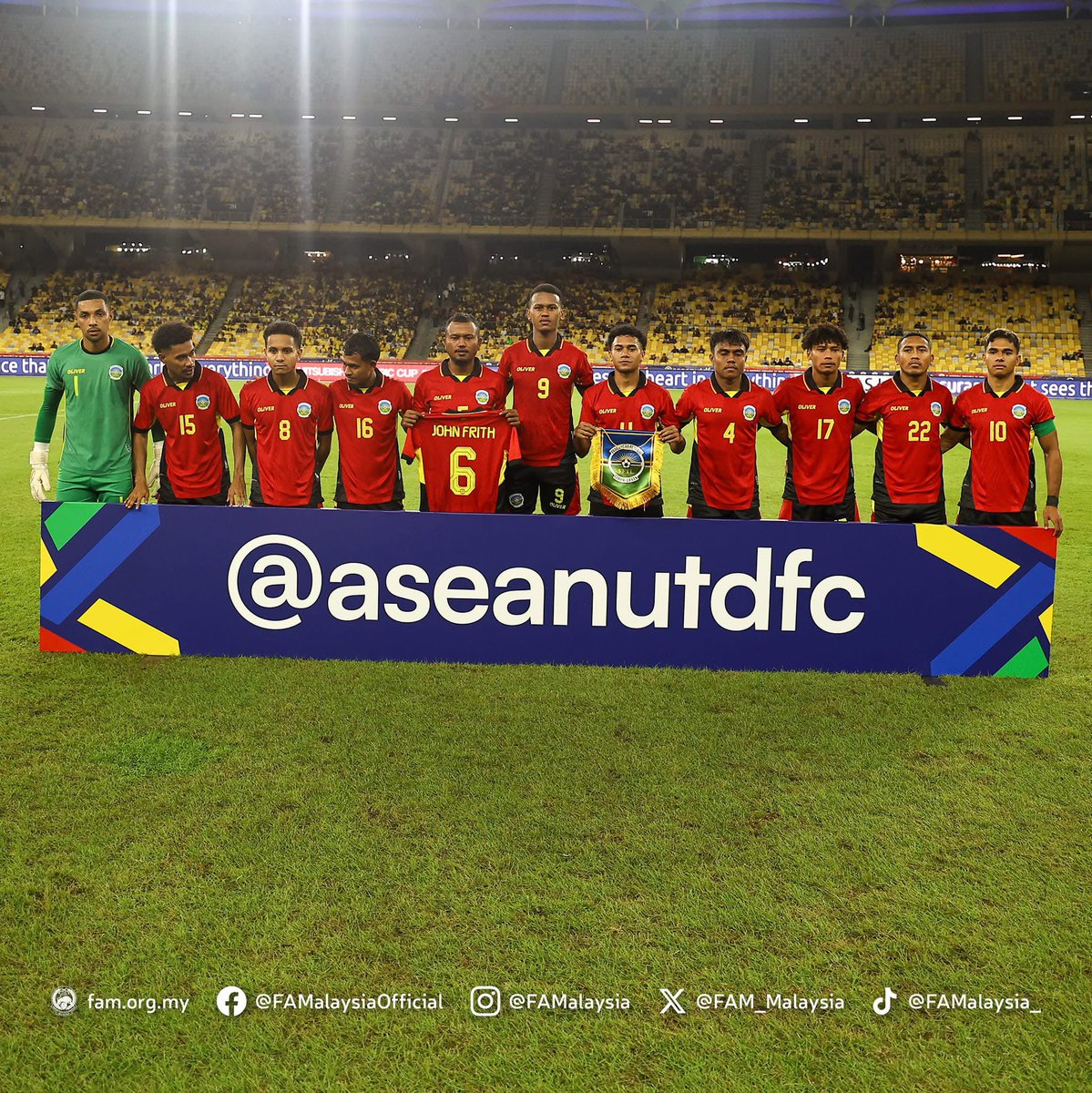 Sejak Piala AFF (sekarang Piala ASEAN) diperkenalkan pada tahun 1996, Timor Leste hanya tampil dalam kejohanan ini sebanyak empat kali dan belum pernah meraih sebarang mata!

HT: Malaysia 1-2 Timor Leste