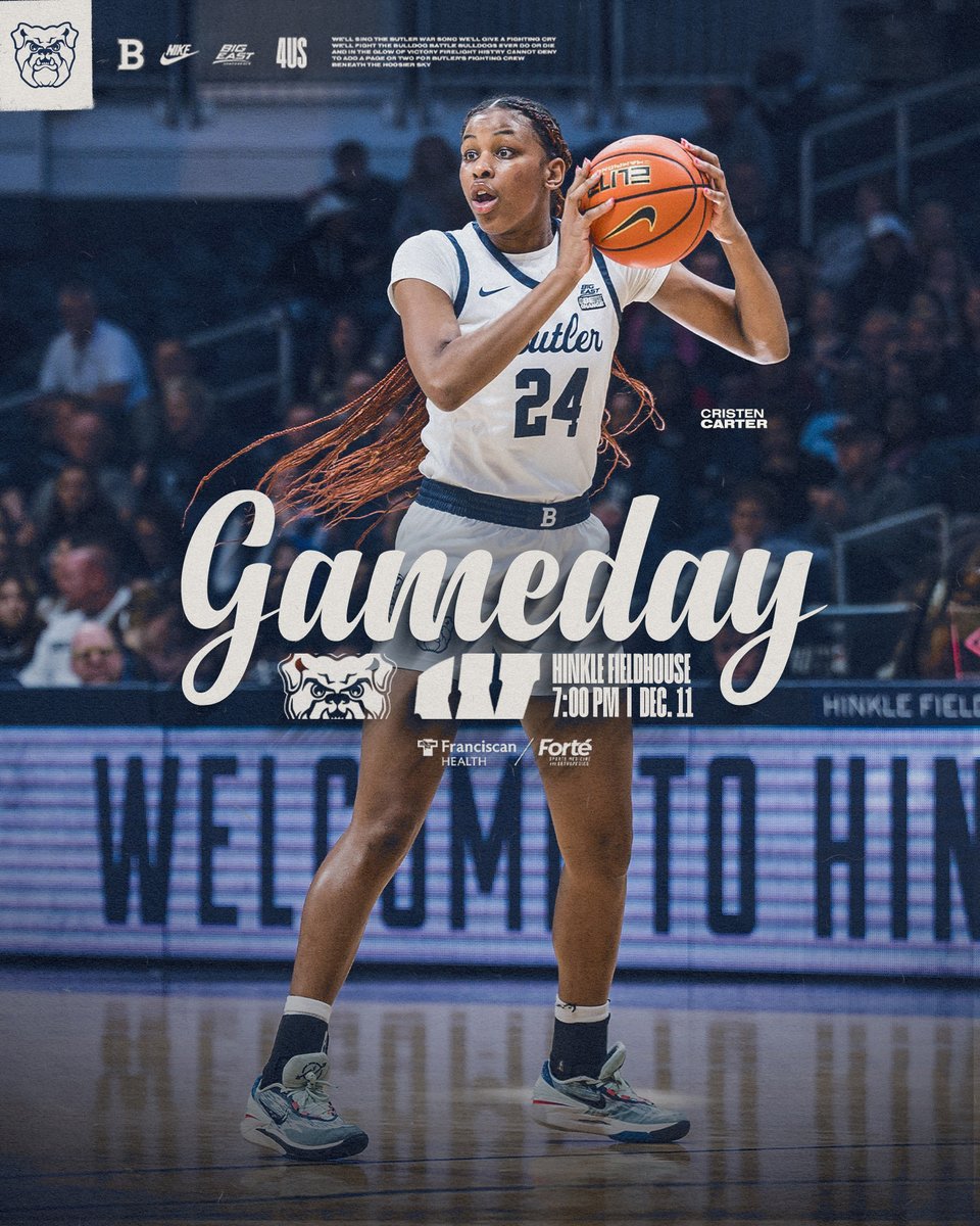 Bulldogs 🆚 Badgers inside Hinkle Fieldhouse 🐶

#4us

📺 flosports.link/3zPhO8b
📊 bit.ly/3FyK2XI
🎟️ bit.ly/48Pu2yn