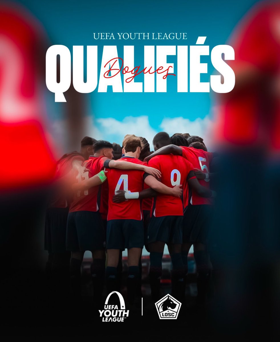 Foot_Inside_'s tweet photo. LES DOGUES SONT QUALIFIÉS POUR LES 16èmes DE FINALE DE LA YOUTH LEAGUE ! 👏🏼

📸 @losclive https://t.co/zdz0sU2zqb