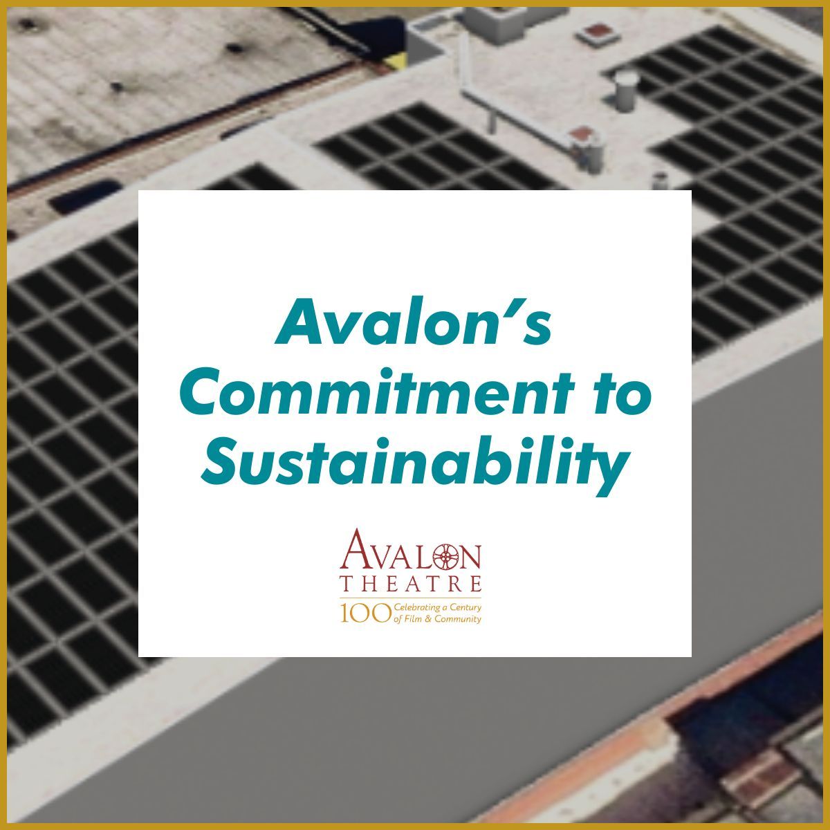 Your donation supports the Avalon Theatre's sustainability - like our solar panels that saved 241K lbs of CO2 last year. 

Donate to the Avalon Fund today: theavalon.org/support/annual…