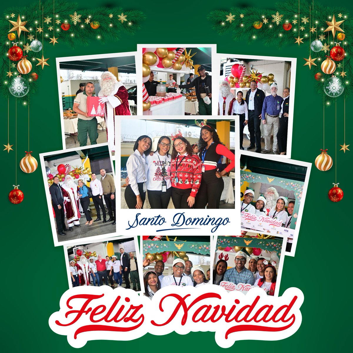 A24protege's tweet photo. Celebramos la navidad llevando alegría a nuestros colaboradores. Iniciamos el recorrido desde nuestra oficina principal hacia cada localidad de Dominican Watchman y sus empresas filiales, deseando que la magia de esta época nos envuelva y nos reúna para compartir en fraternidad. https://t.co/NsSKGBj6ME