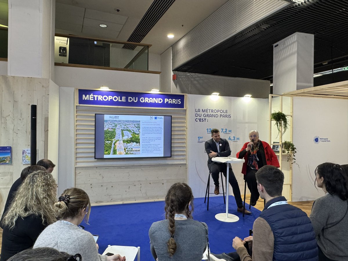 Métropole du Grand Paris (@grandparismgp) on Twitter photo <a href="/Paris_and_Co/">Paris&Co</a> <a href="/geoffroyboulard/">Geoffroy Boulard</a> 🗣️La journée se poursuit sur le stand de la Métropole ! Avec <a href="/B_Marsigny/">Brigitte MARSIGNY</a> et Jean-Baptiste Rey (<a href="/_EpaMarne/">EpaMarne</a>) autour du projet Pôle-Gare de <a href="/VilleNoisy/">Ville de Noisy-le-Grand</a>. <a href="/Paris_and_Co/">Paris&Co</a> <a href="/geoffroyboulard/">Geoffroy Boulard</a> 🗣️La journée se poursuit sur le stand de la Métropole ! Avec <a href="/B_Marsigny/">Brigitte MARSIGNY</a> et Jean-Baptiste Rey (<a href="/_EpaMarne/">EpaMarne</a>) autour du projet Pôle-Gare de <a href="/VilleNoisy/">Ville de Noisy-le-Grand</a>.