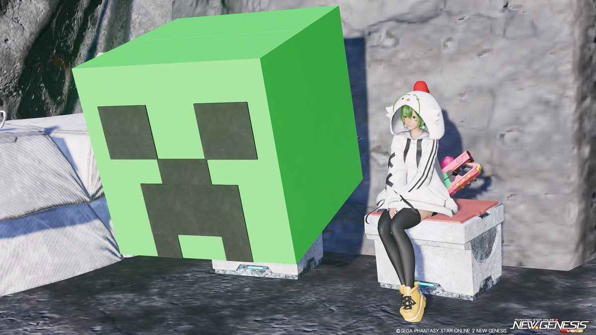 K_PSO2_07's tweet photo. クリーパーになるためN−立方体を購入 https://t.co/Ym6Sov5zvw