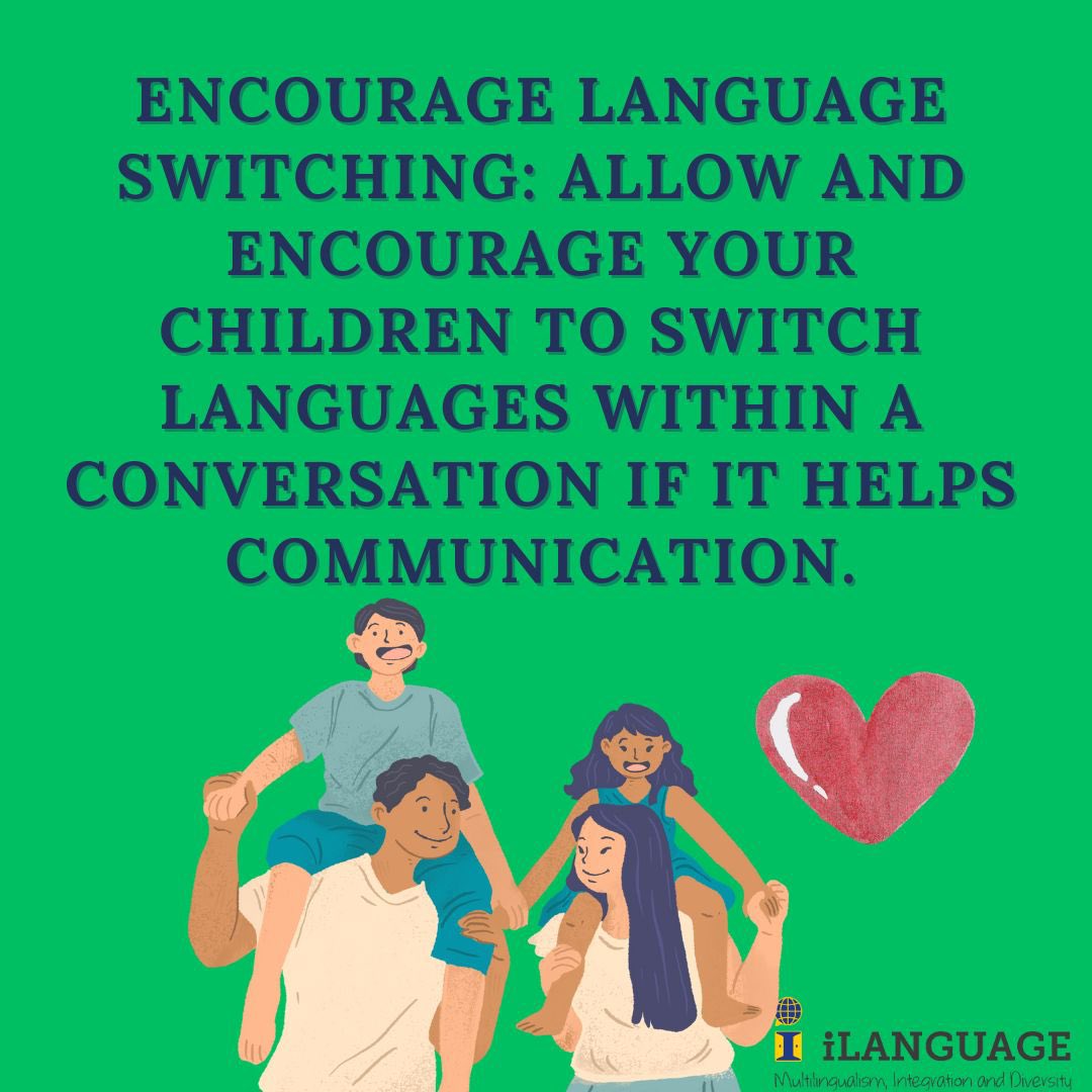 iLanguage_me's tweet image. Language switching is a natural part of growing up multilingual &amp;amp; helps kids navigate their full linguistic #MultilingualFamilies #LanguageSwitching #CodeSwitching #RaisingMultilingual #LanguageSupport #FamilyTips #Bilingualism #Multilingualism #LanguageLearningJourney #iLanguage
