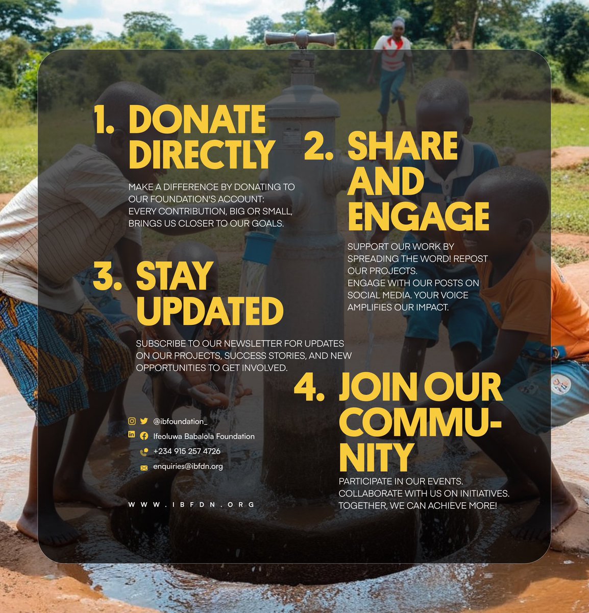 Ifeoluwa Babalola Foundation tweet media