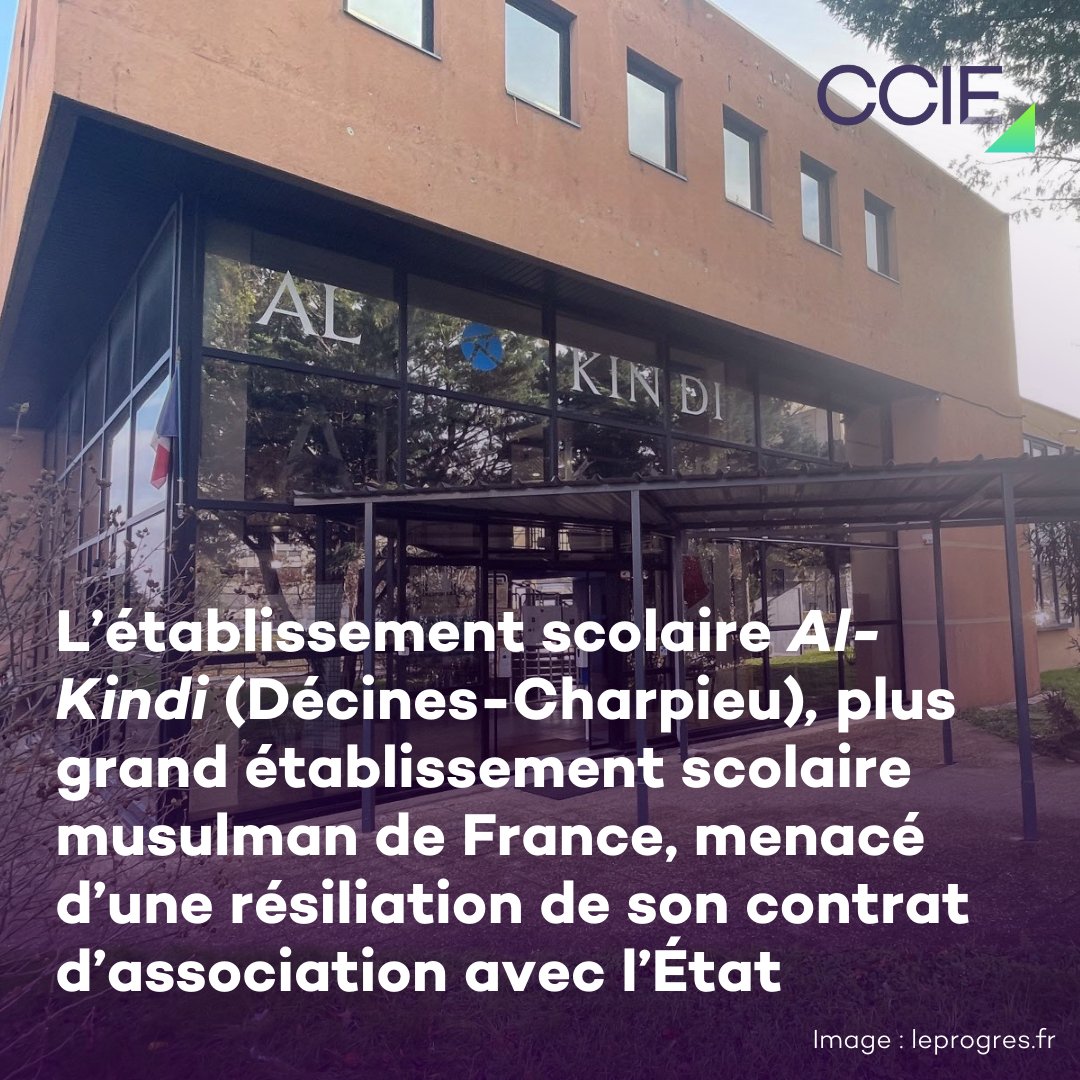 CCIEurope's tweet photo. 🔴 Les établissements privés musulmans sous contrat font face à des défis majeurs en France et un réel acharnement. Face à cela, le CCIE encourage une mobilisation concertée des citoyens musulmans pour défendre les droits de ces établissements. https://t.co/bP4gwXY6dm