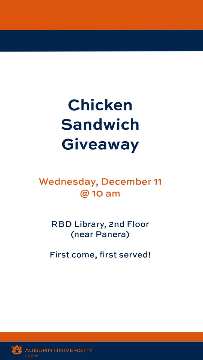 Auburn University Libraries tweet media