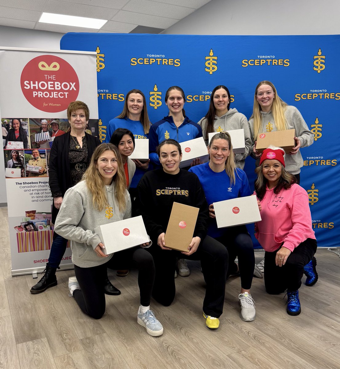 Toronto Sceptres (@pwhl_toronto) on Twitter photo What an incredible day yesterday packaging shoe boxes for <a href="/shoeboxcanada/">The Shoebox Project</a> - supporting women at risk or impacted by homelessness! 💙🎁 What an incredible day yesterday packaging shoe boxes for <a href="/shoeboxcanada/">The Shoebox Project</a> - supporting women at risk or impacted by homelessness! 💙🎁