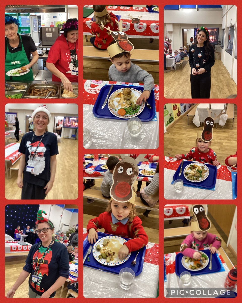 Hats and mats at the ready it’s time for our Christmas dinner!🎄🎉🎅
@ComberbachMrsH 
@ComberbachMrsH