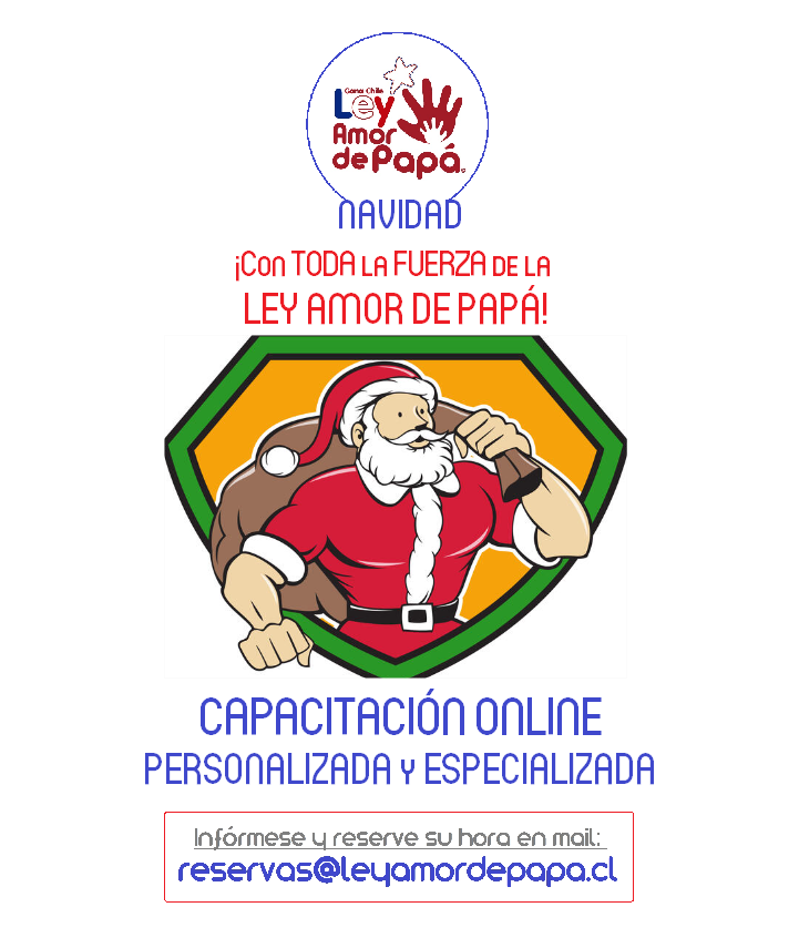 AmordePapa's tweet photo. Esta #navidad no debe permitir que sus hijos no puedan disfrutar #NocheBuena con usted y su familia. Le invitamos a ACCIONAR CORRECTA y OPORTUNAMENTE con TODA la FUERZA de nuestra #LEYAMORDEPAPÁ

¡VAMOS CON TODO!

INFÓRMESE escribiendo a reservas@leyamordepapa.cl https://t.co/FVGQz1Ci0s