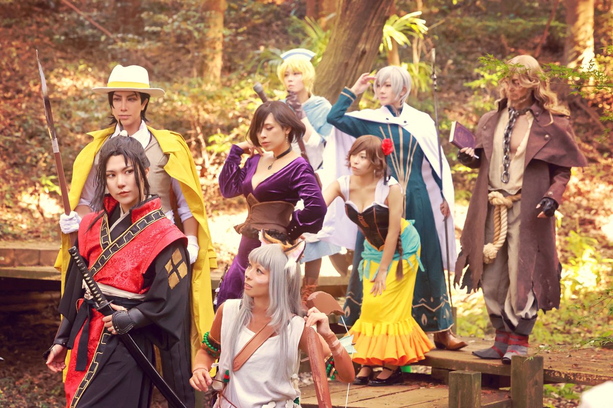 alice_in_'s tweet photo. OCTOPATH TRAVELER 2

オーシュット:青灰
キャスティ:JAM
ソローネ:rafura
オズバルド:たゆ
パルテティオ:いとま
アグネア:miyapi
テメノス:ナツヲ
ヒカリ:さぁの
📸:ash、バルさん
アシスタント:夏歌 https://t.co/GYnZwtTMLu