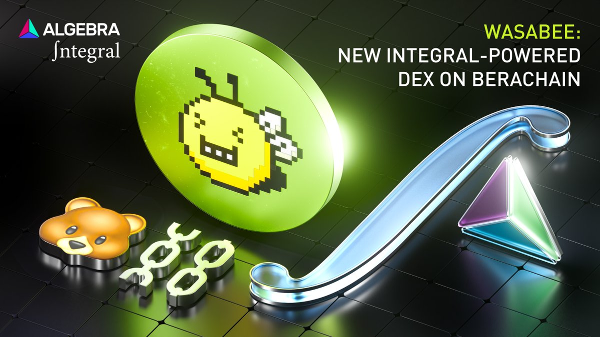 🚨 New @berachain-native DEX incoming: Wasabee Swap is launching with  Algebra Integral! 🐻 Integral, the first V4 AMM, is bringing cutting-edge  innovation to @WasabeeFi: 🔧 Custom concentrated liquidity pools 🧩  Advanced V4