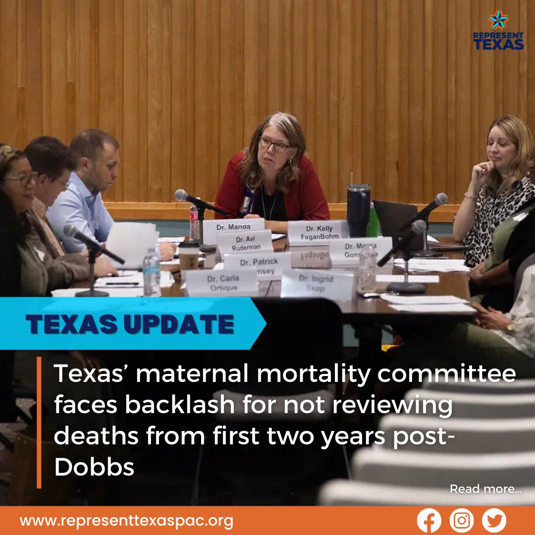 Texas Republican plan to combat rising maternal mortality in Texas? Just stop reporting the numbers. That will fix it, right? 

Link- texastribune.org/2024/12/06/tex…
.
.
.
.
.
.
#MaternalHealth #HealthcareReform