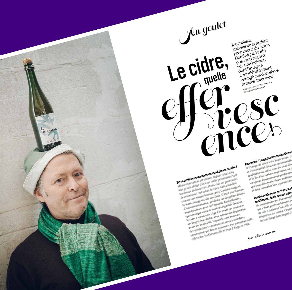 hutin1v2v's tweet photo. #cidre
Quelle effervescence !
Pour le grand cahier #pomme de la revue 180°C,
je vous parle de la révolution du cidre.
Sous la plume de Pierrick Jégu.
https://t.co/Mq3dW60ud9
---
#cider #sidra #sidro #cidres #apfelwein @MaisonCidricole https://t.co/a4uznLev12
