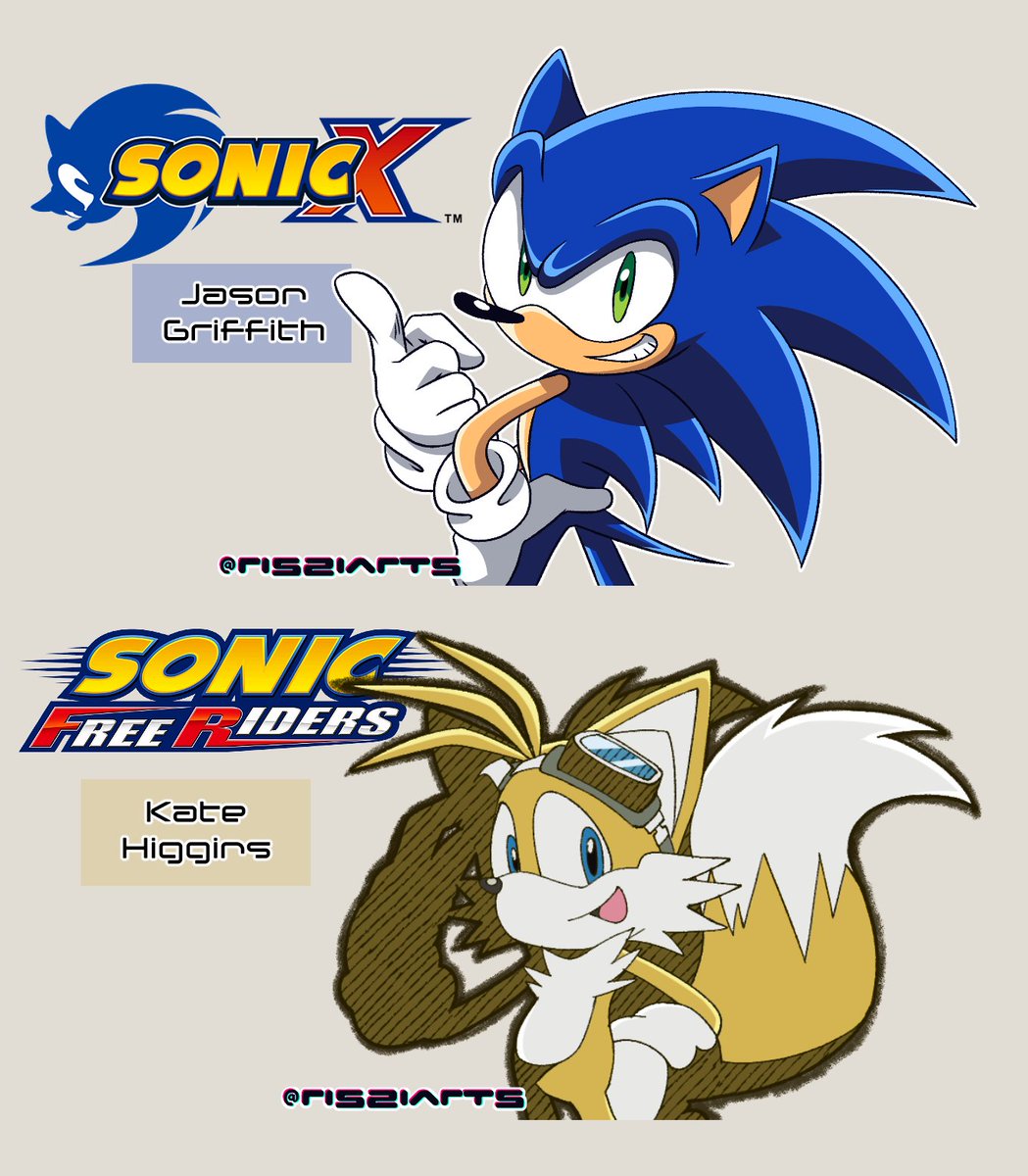 ArtsRiszi's tweet image. My favorite voices of some of the characters
#SonicTheHedgehog