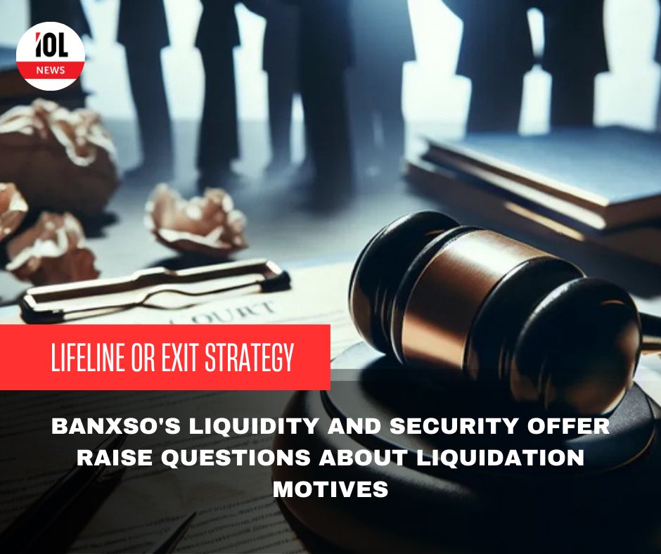 IOL's tweet photo. In a surprising turn of events, Banxso (Pty) Ltd has demonstrated significant financial liquidity, casting doubt on the necessity and motives behind the ongoing liquidation application against the company.
#news #crime #court #Banxso #financialliquidity #motives
Read on
https://t.co/08N8PtjyqB