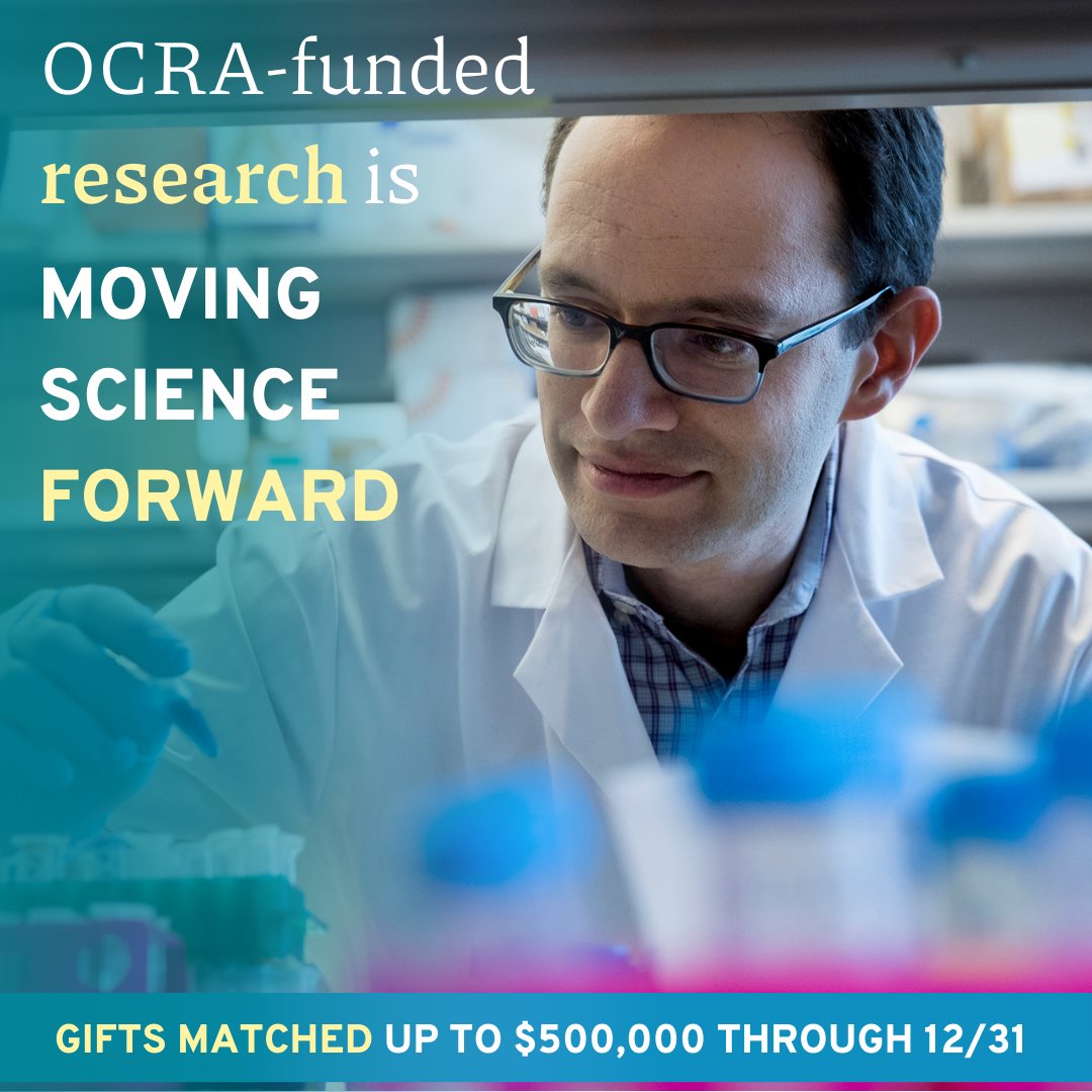OCRA-funded research in 2024 included harnessing AI to enhance early detection of #ovariancancer, uncovering how a key enzyme influences cancer development &amp; more. Donate at bit.ly/4feqho3 to help drive more breakthroughs in ovarian &amp; related #gynecologiccancer research.