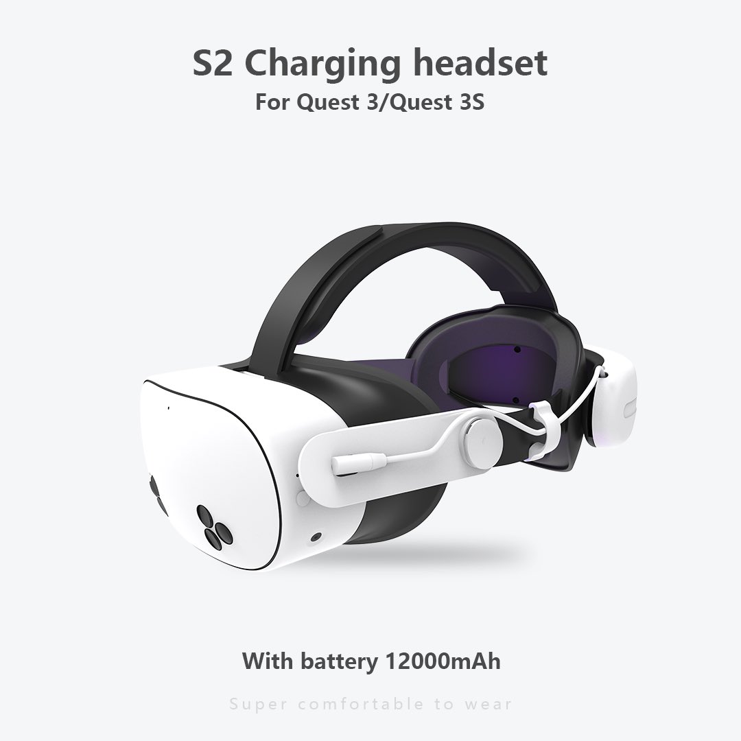 🥳VR Head Strap for Meta Quest 3/Quest3S Can be used💥

#MLemonVR  #quest3 #Quest3S #Game #VR #VRaccessories #HeadstrapforQuest3S