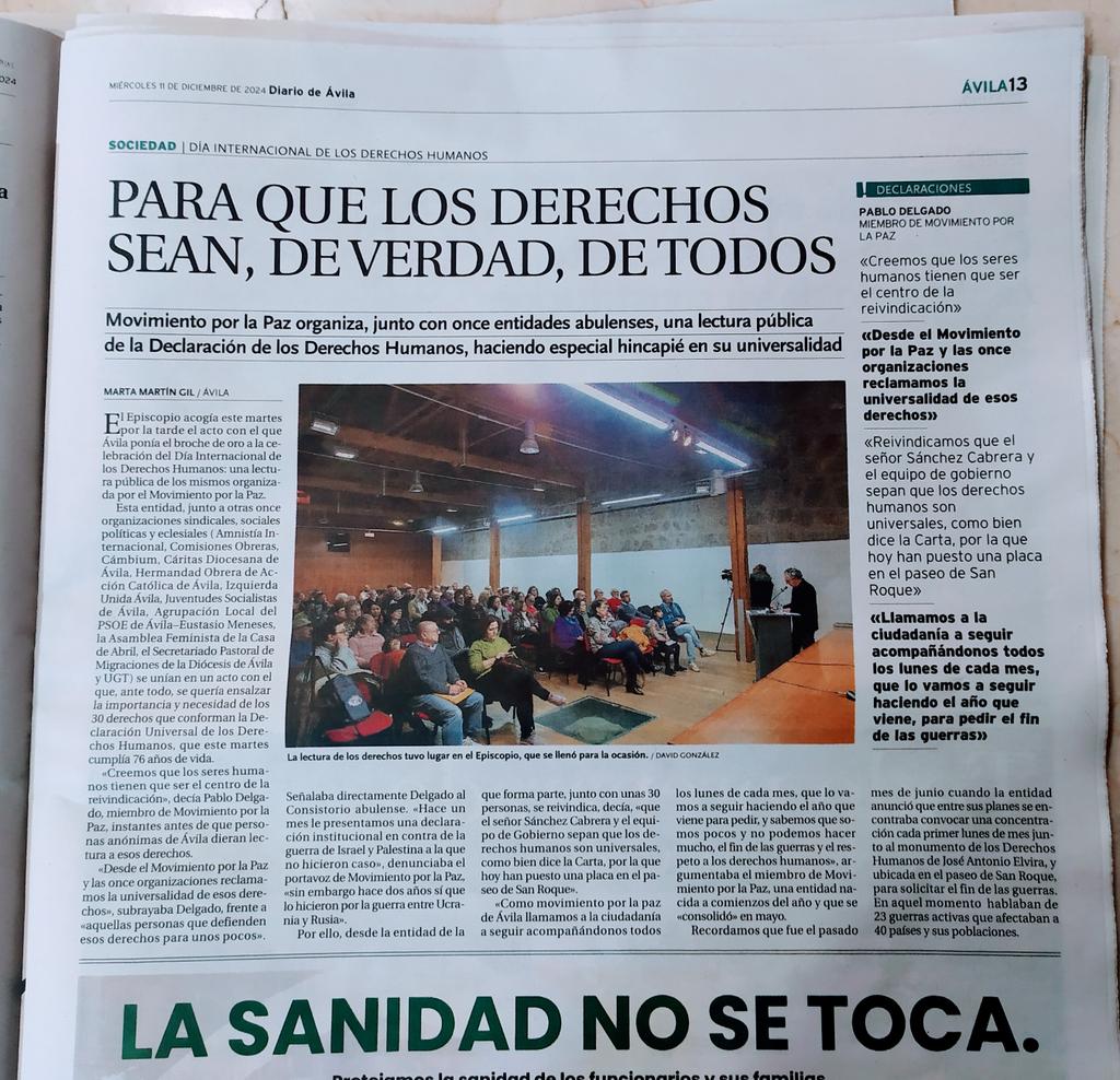 Msol59's tweet photo. "Para Que Los Derechos #SeanDeVerdad #ParaTod@s" Movimiento Por La Paz de #Ávila
#DerechosHumanos https://t.co/4Zdt90ZPUX