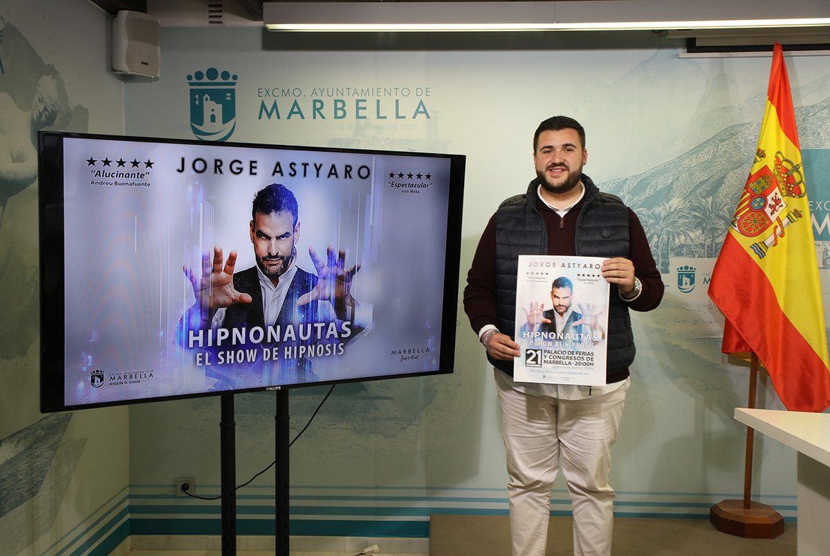 🔉El Palacio de Congresos Adolfo Suárez será escenario el 21 de diciembre del show de hipnosis ‘Hipnonautas’, de Jorge Astayro

👉marbella.es/actualidad/not…

#Marbella