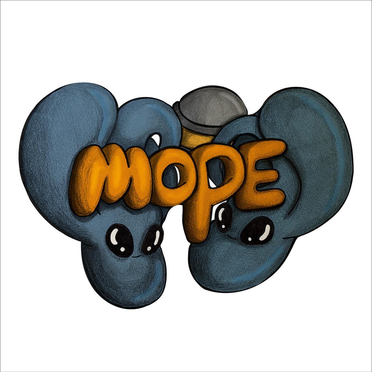 Hi Mopers, 

Hereby the final logo in color. 
Hope you mopers like it. 

Mope forward. Mope is hope.