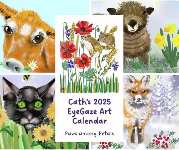 In 3 weeks it will be 2025, are you organised? If not you need a 2025 calendar by <a href="/catheyegazeart/">Cath Muir EyeGaze Artist</a> raising funds for MNDA
<a href="/tanyaarnold/">Tanya Arnold</a> 
<a href="/GaryAPhilipson/">Gary Philipson</a> 
<a href="/BBCBreakfast/">BBC Breakfast</a> 
<a href="/richmond_today/">Richmondshire Today</a> 

cathmuir.etsy.com/listing/155453…