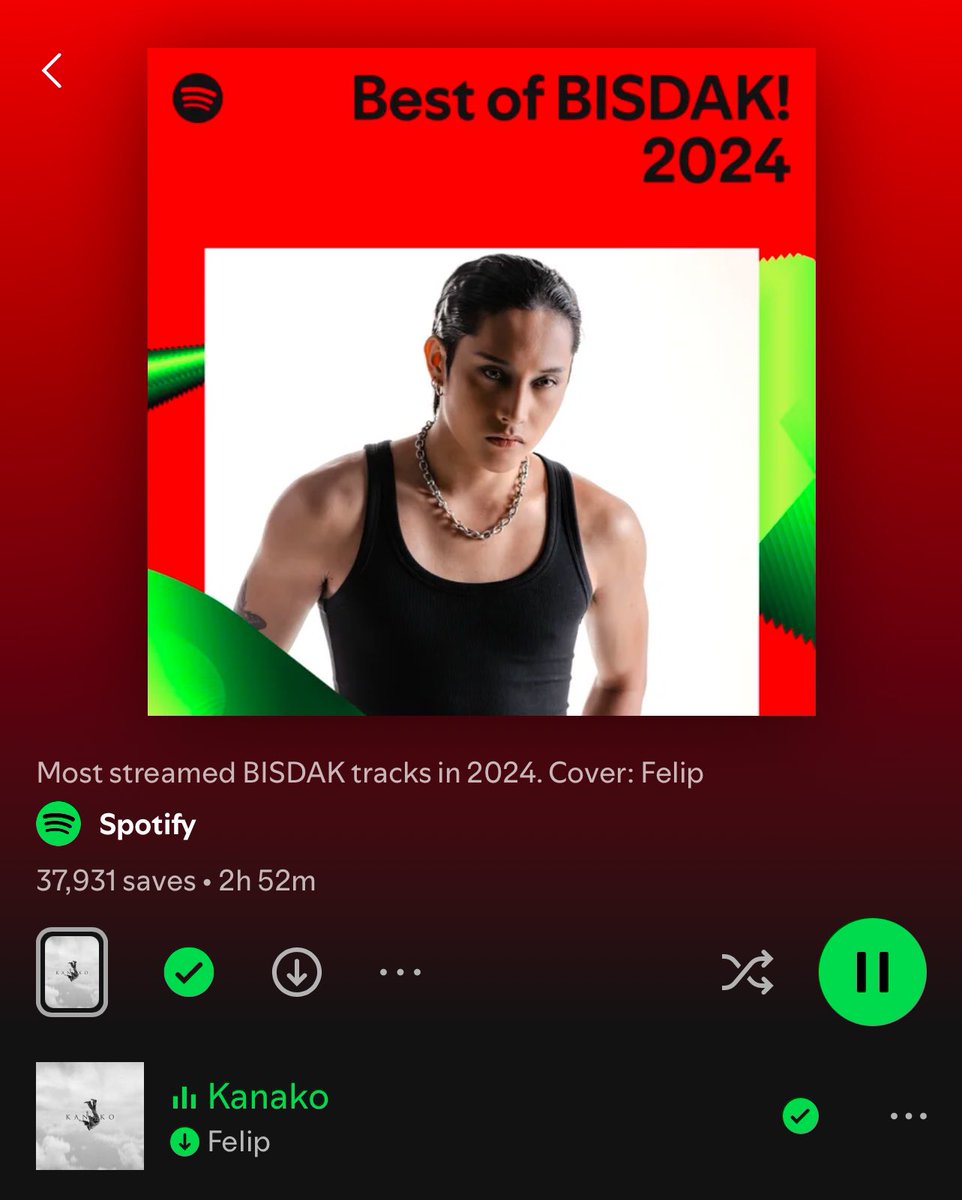felipsuperior's tweet image. thank you so much @SpotifyPH #SpotifyWrapped 🤘 this one's for you! ✨