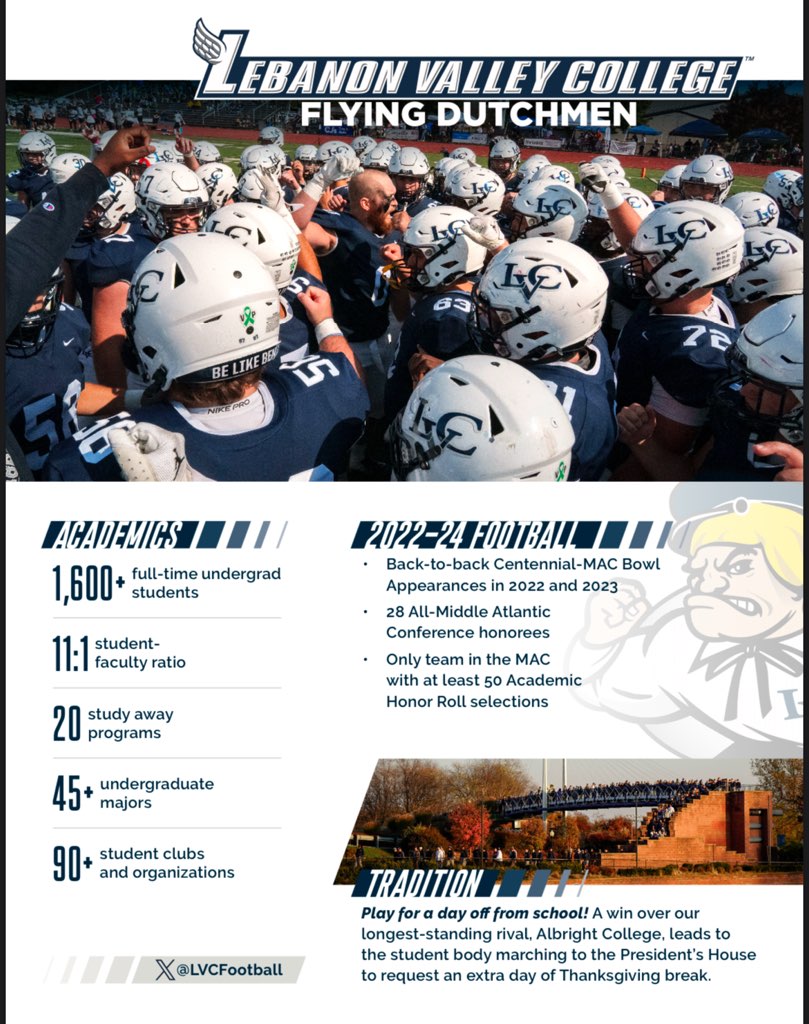 🚨 🏈‼️Class of '25 YOU'RE UP! ‼️🏈🚨

Come visit with us and be a part of the Dutchmen Family! 

Hit us up and fill out our Recruit questionnaire here to get set up:
 questionnaires.armssoftware.com/161261360190?p…

#ComeFlyWithUs #BeAnAlpha #BeLikeBen