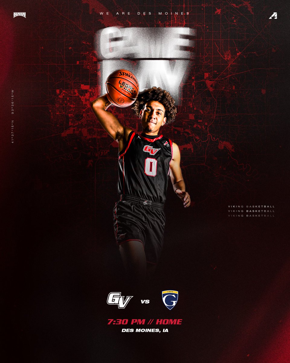 Viking Athletics (@vikingathletics) on Twitter photo M🏀 | #GAMEDAY | <a href="/GVVikingMBB/">Grand View Men's Basketball</a>
🆚 Graceland University
📍 Des Moines, IA
⏰ 7:30 PM
📈 ow.ly/PpCe50UnHCm
📹 ow.ly/FaeS50UnHCn
🎟️ ow.ly/wKZO50UnHCo
#WEAREDSM M🏀 | #GAMEDAY | <a href="/GVVikingMBB/">Grand View Men's Basketball</a>
🆚 Graceland University
📍 Des Moines, IA
⏰ 7:30 PM
📈 ow.ly/PpCe50UnHCm
📹 ow.ly/FaeS50UnHCn
🎟️ ow.ly/wKZO50UnHCo
#WEAREDSM