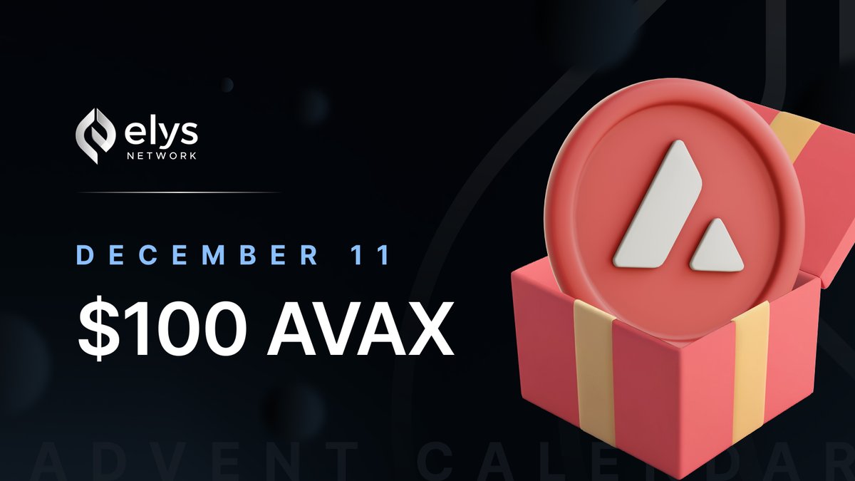 elys_network's tweet image. Advent Calendar Day 11: $100 in AVAX! 🎁

Your challenge today:
▪️ Follow @elys_network
▪️ RT this post 🔁
▪️ Complete the sentence below in the comments 💬

𝐸𝑙𝑦𝑠 𝑖𝑠 𝑓𝑜𝑟 ____

Ends at 23:59 UTC today 🫡