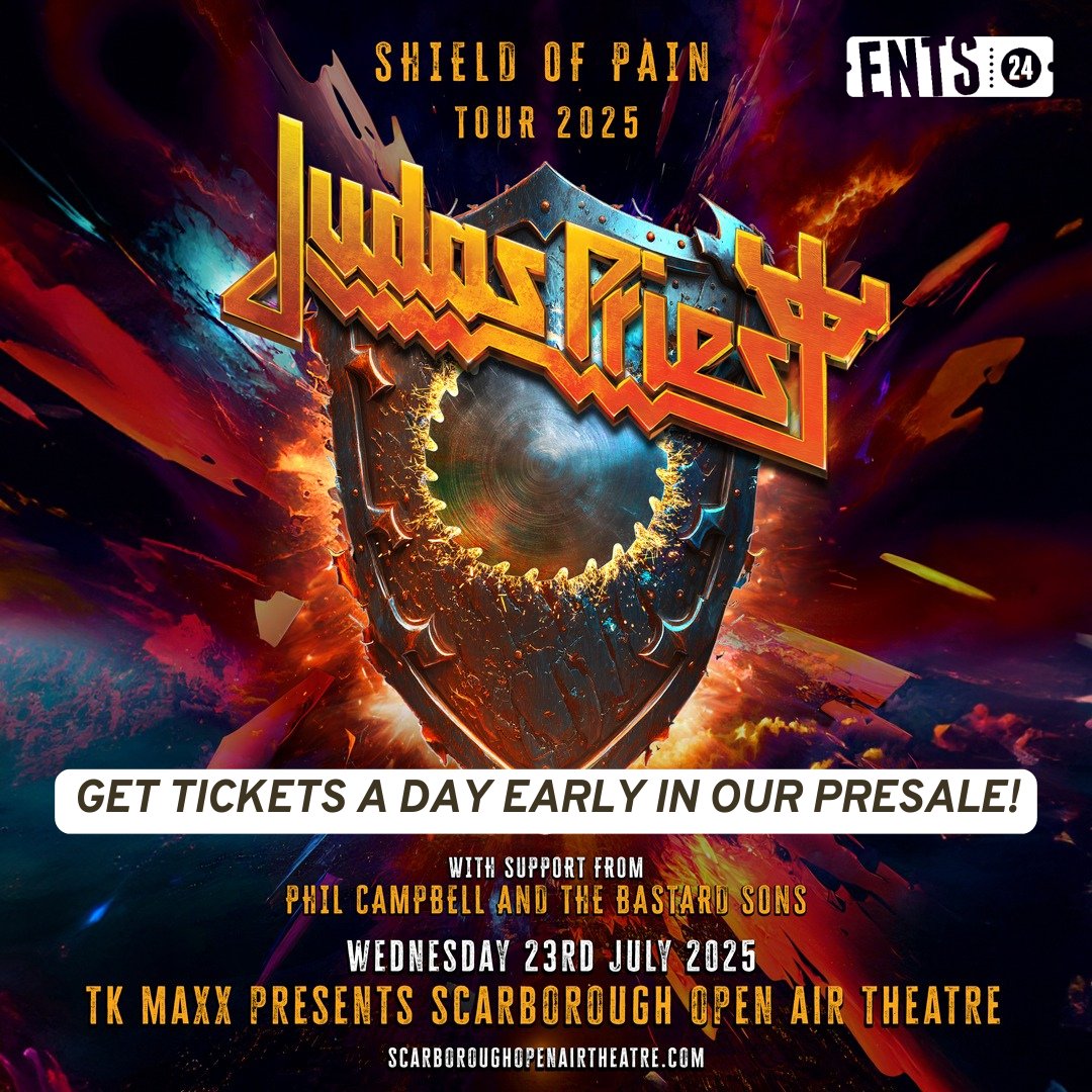 🤘 <a href="/judaspriest/">Judas Priest</a> will play TWO UK shows in Scarborough and London next summer, and you can get tickets for <a href="/ScarboroughOAT/">Open Air Theatre</a> A DAY EARLY! 🎤⚡
Our PRESALE starts tomorrow, Thurs December 12th at 10am 🎟️
🔥 ents24.com/uk/tour-dates/…
#judaspriest #livemusic #ents24
