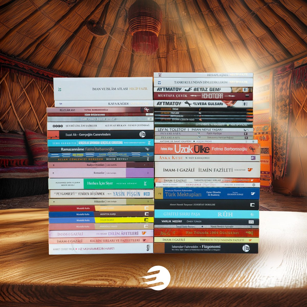 #KitapÇekilişi 📚

Bu paylaşımı RT yapıp hesabımızı takibe alanlar arasından 1 kişiye tarih, kültür ve edebiyat eserlerinden oluşan 50 kitaplık seti hediye ediyoruz. 🎁☺️

🗓️ Sonuçlar 18 Aralık Çarşamba günü saat 21:00'de açıklanacaktır.