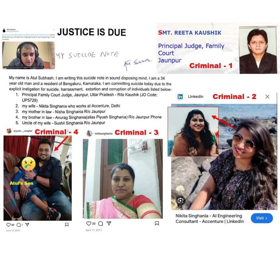 SIFJharkhand's tweet image. “अगर मुझे इंसाफ़ नहीं मिलता तो मेरा अस्थि विसर्जन कोर्ट के बाहर किसी गटर में कर दिया जाए”  हमारे देश में एक पुरुष की जान की कोई क़ीमत नहीं !!  How gender biased laws, supported by judiciary kill innocent men &amp;amp; harass their family members. Save Men. @PMOIndia  @JharkhandPolice