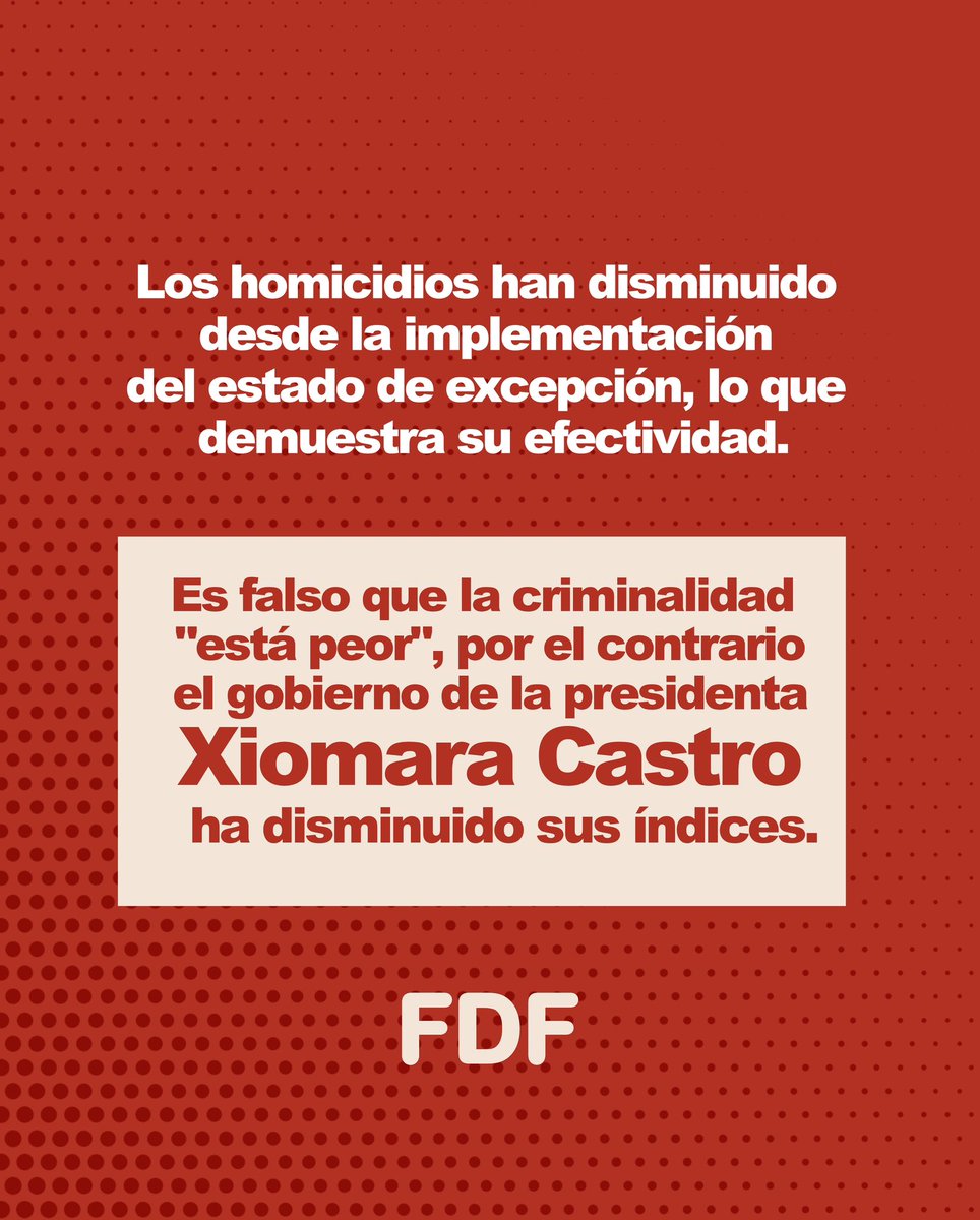 🫡¿Salvador Nasralla desconoce los datos o solo miente? 🤨

Honduras le está ganando la batalla a la violencia. Los datos son claros: menos homicidios, más municipios en paz. 👮‍♂️🚨

#Seguridad #Honduras #Violencia #Fact