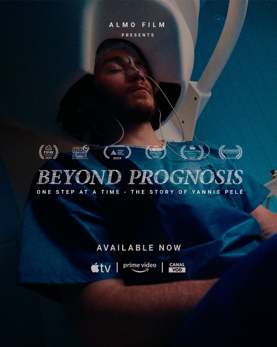 BEYOND PROGNOSIS, <a href="/Almofilm/">Almo</a> 's latest documentary co-directed by Silvalex &amp; Morgan Le Faucheur, is now available on all major VOD platforms.  

📺 WATCH it on <a href="/AppleTV/">Apple TV</a>, <a href="/PrimeVideo/">Prime Video</a>, <a href="/canalplus/">CANAL+</a> &amp; more...
linktr.ee/BeyondPrognosis 

#Documentary #BeyondPrognosis #VODLaunch