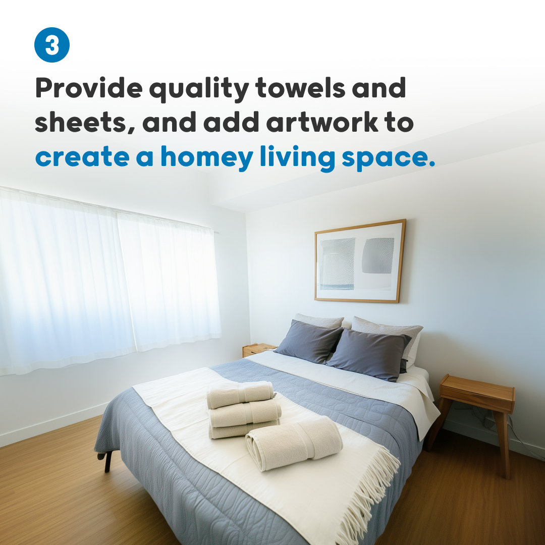 PadSplit's tweet image. Swipe to discover Brenda&apos;s top hosting tips! Sharing best practices helps us grow and thrive together as a PadSplit community. Got a hosting tip of your own? Share it below! 💡👇

#HostingTips #RentalProperty #Coliving