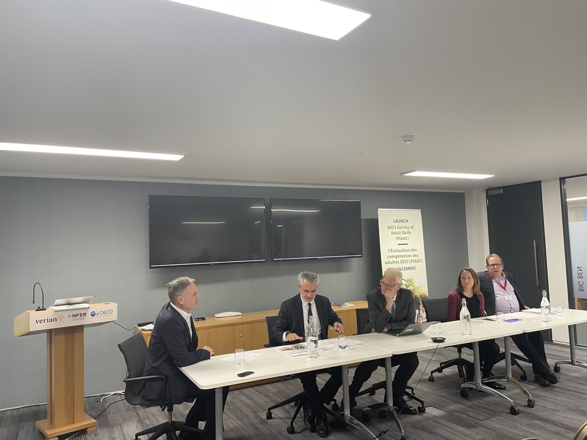 What a great event and fabulous to host the launch of <a href="/OECD/">OECD ➡️ Better Policies for Better Lives</a> Survey of Adult #Skills in London and to hear from 🇬🇧 Skills Minister <a href="/Jacqui_Smith1/">Jacqui Smith</a> 

Global Findings 👉tinyurl.com/bddc9ptn 

England Report 👉tinyurl.com/3txfpd7u