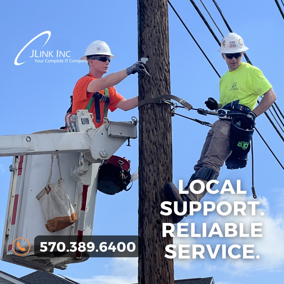 JLinkInternet's tweet image. 💼 Business Fiber You Can Rely On! 🌐

📞 Call us today at 570-389-6400 and experience the JLink difference for your business!

#businessfiber #localsupport #jlink #bloomsburgpa #businesssolutions #reliableinternet #supportlocal