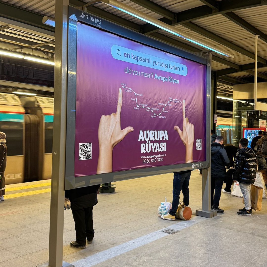 İstanbul ve İzmir metrolarında yeniden sizlerleyiz🤩

13. yılımızı geride bırakırken “seyahatten fazlası” mottosuyla her adımda yanınızda olmaya devam ediyoruz🥰

Avrupa Rüyası
#seyahattenfazlası 🫶