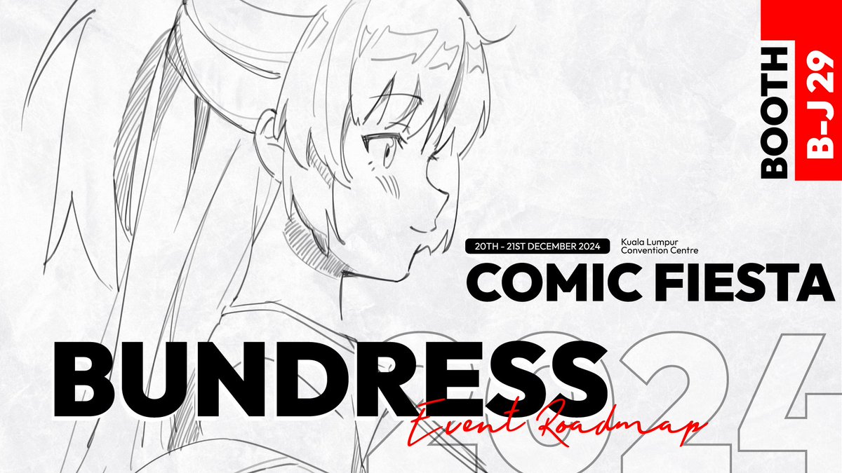 bundress's tweet photo. 𝐀𝐍𝐍𝐎𝐔𝐍𝐂𝐄𝐌𝐄𝐍𝐓
We managed to secure our slot for Comic Fiesta 2024 and will be boothing at B-J29.
Expecting to see you guys there ! https://t.co/TruBoYkEq4