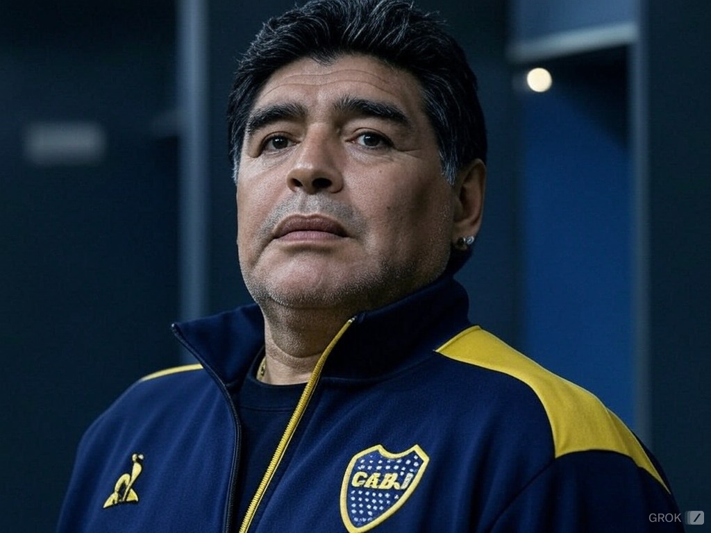 juampireynoso's tweet photo. "Dirige técnicamente, Diego Armando Maradona". 

Qué lindo hubiera sido. https://t.co/wmsMnIodbY